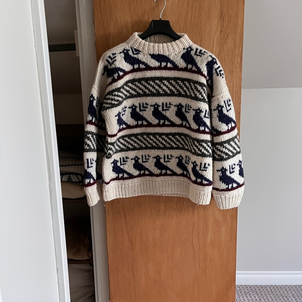 Thick wool sweater